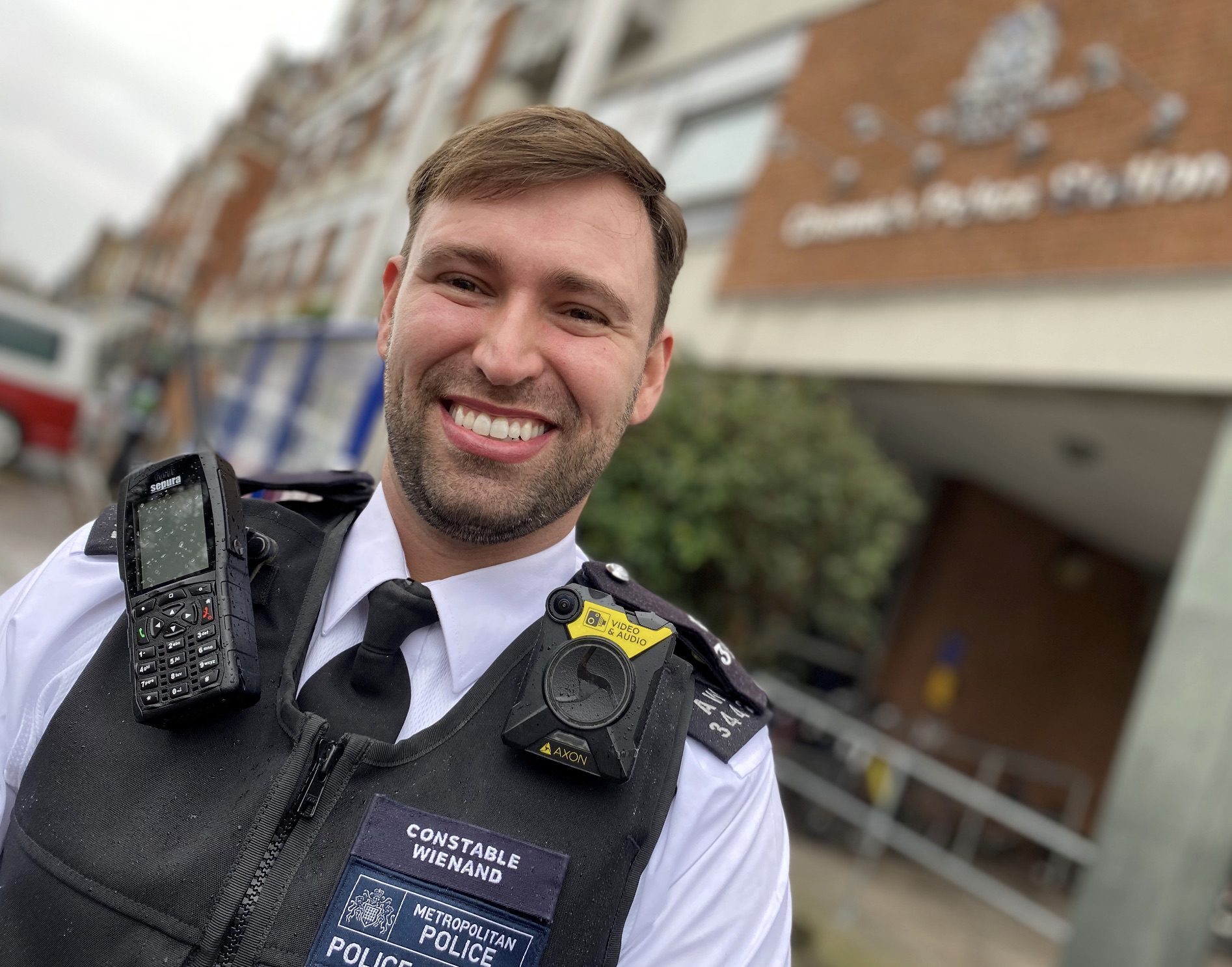 Pc Andrew Wienand Even Had A Pickaxe Thrown At Him During The Incident Last Year – But Still Managed To Scare The Raiders Off