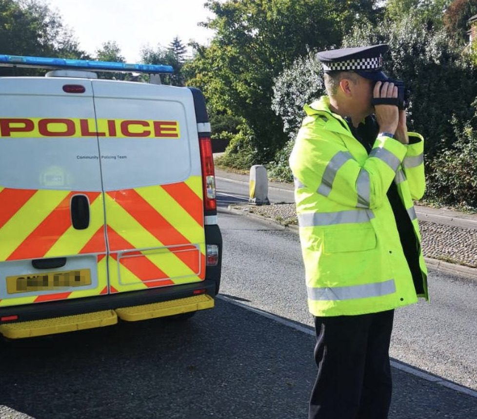 Nine Motorists Were Issued With Traffic Offence Reports For Speeding, With The Highest Speed Recorded Being 52mph
