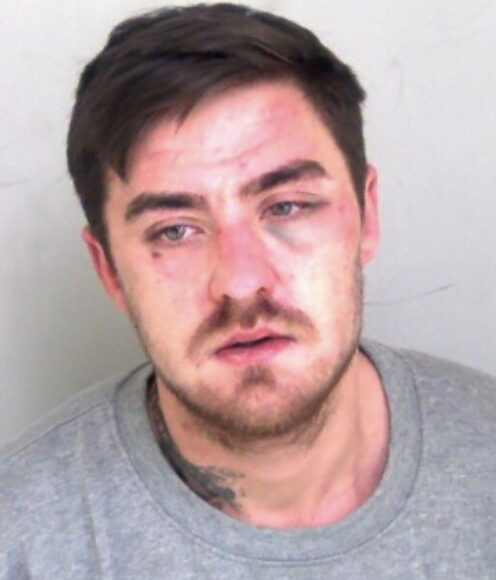 A Man Who Dragged An Officer Along The Ground With His Car And Punched Another In The Head Has Been Jailed For Four Years And Three Months.