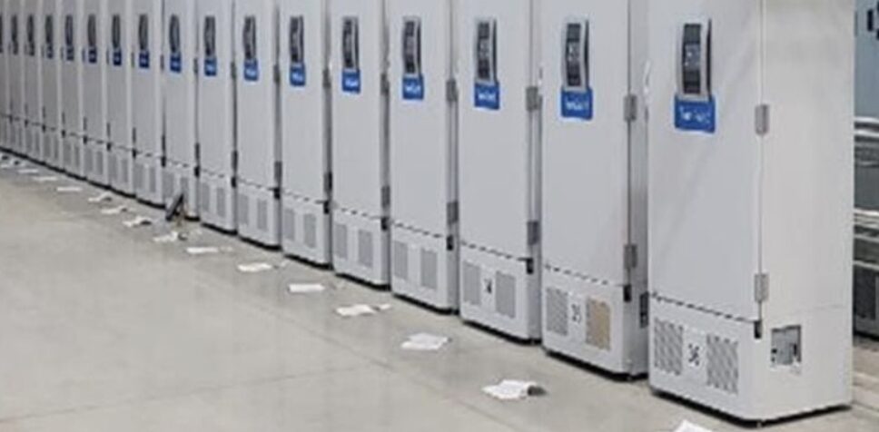 Images From Public Health England (phe), Taken At A Secure Location, Show Specialist Covid-19 Vaccine Freezers