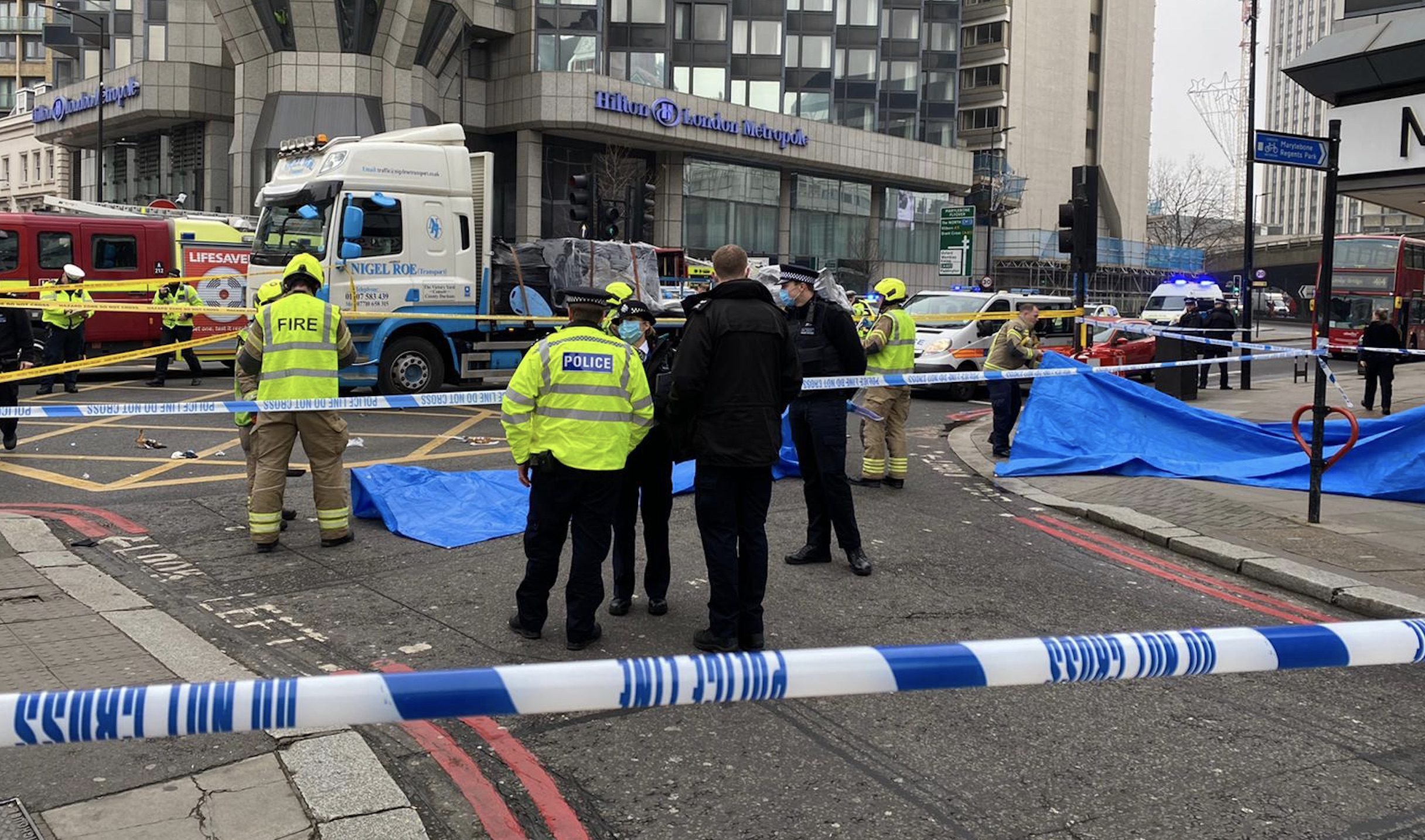 Police Say They Are Dealing With A Serious Collision In Edgware Were Persons Are Confirmed As Trapped In Vehicles