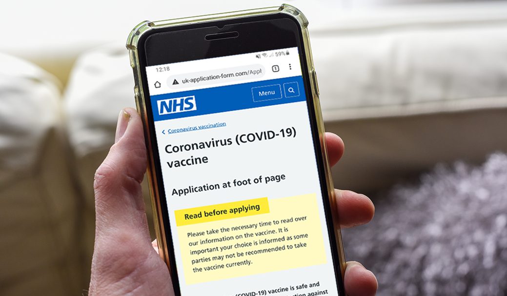 A Dangerous Fake Nhs Text Has Been Circulating, Telling People They’re Eligible To Apply For The Covid-19 Vaccine