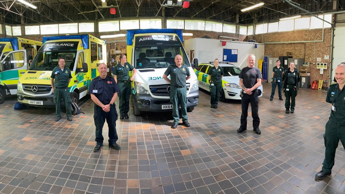 Firefighters Have Joined Forces This Week To Support South Central Ambulance Service In Response To Covid-19