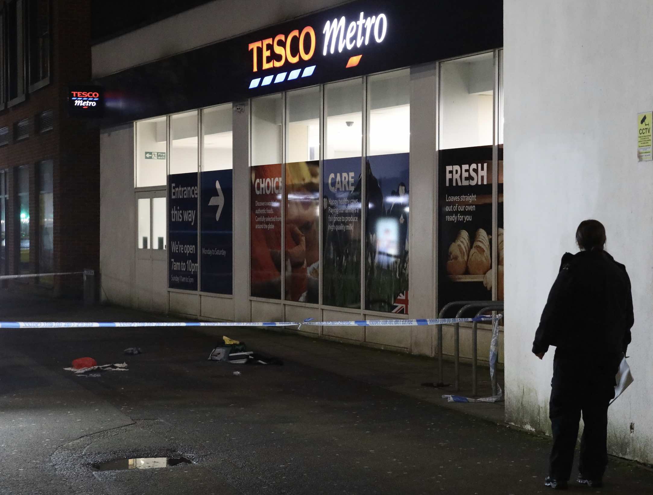 Detectives From The Metropolitan Police Believe A Man Who Was Rushed To Hospital Overnight Sustained His Injuries After "falling From A Height" Near A West London Tesco