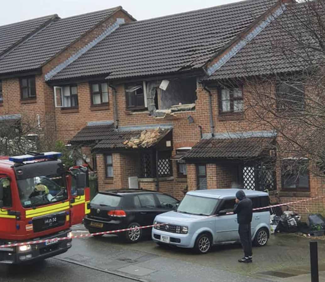 Kent Fire And Rescue Service Was Called To Reports Of An Explosion Within A Property In  Rochester