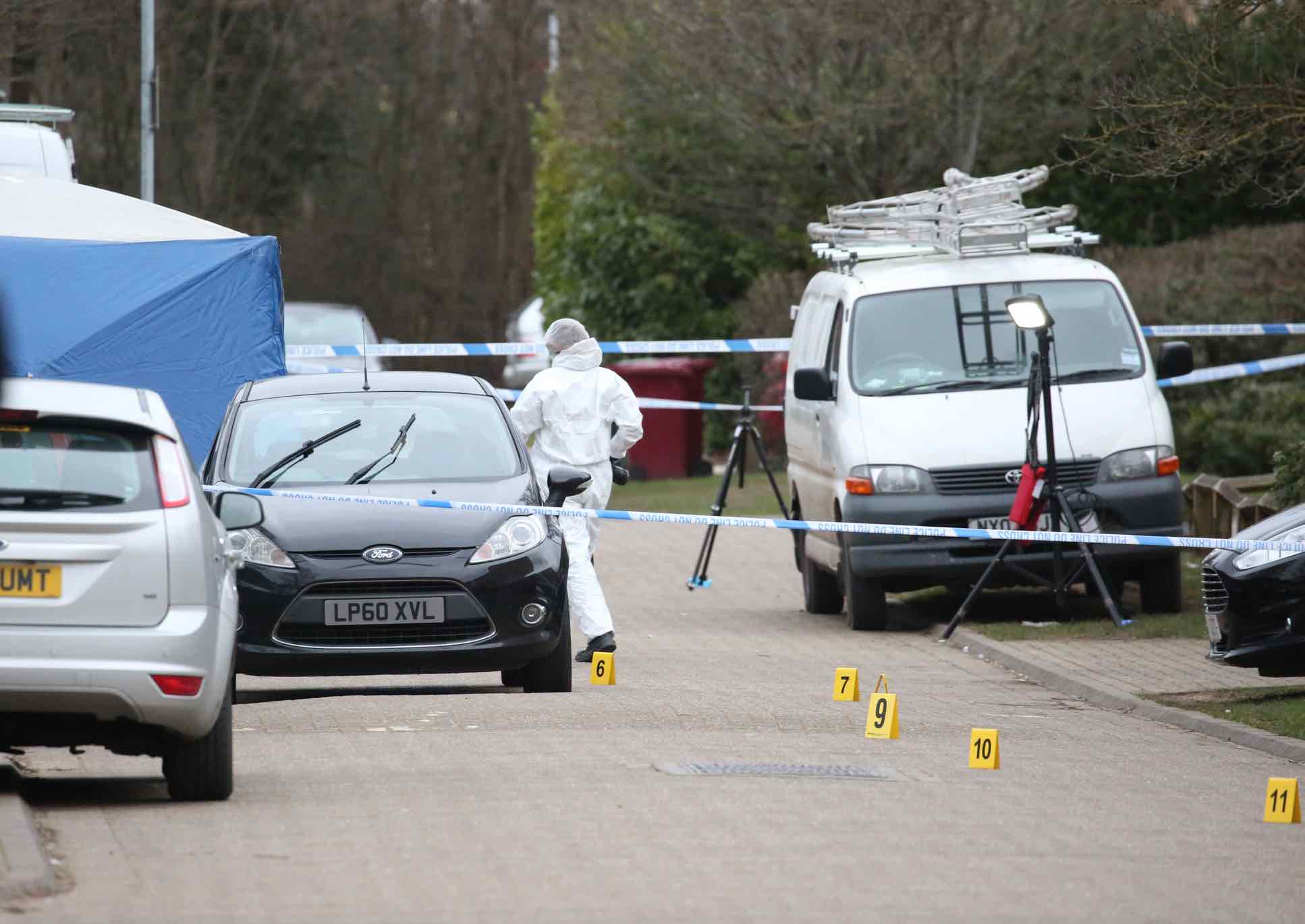 First Pictures From Caversham Murder Scene In Reading After Man In His 20 Is Stabbed To Death