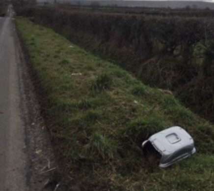 An Appeal Has Been Launched By The Rspca, After A Puppy Was Found Dead In A Pet Carrier Which Had Been Dumped On The Side Of A Rural Wiltshire Road