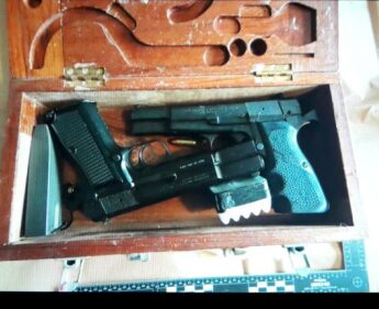 A Man And Woman Have Been Arrested After Two Guns And Rounds Of Ammunition Were Found At A House In Essex