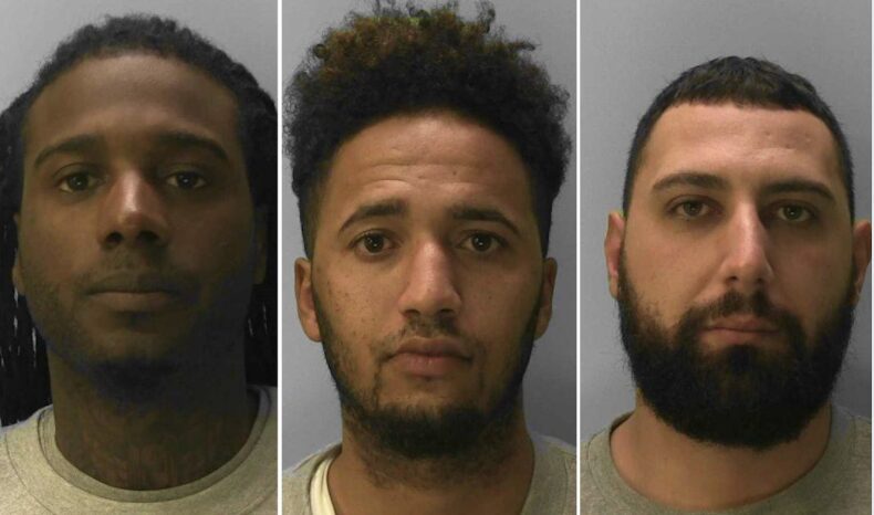 Three Men Responsible For A Violent Assault In Eastbourne Have Been Jailed For A Total Of 35 Years And Eight Months