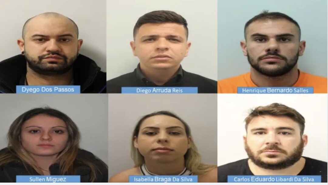 Six people have been jailed after a specialist Met team shut down a sophisticated network of Brazilian criminals who couriered and suppli…