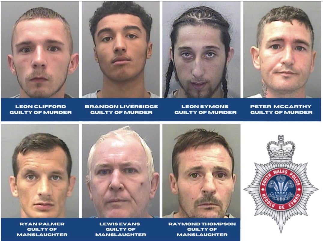 Seven People Convicted Over Their Involvement In The Fatal Stabbing Of A Teenager At An Industrial Container Port In Barry In 2019, Have Today Been Sentenced To A Total Of 119 Years In Prison