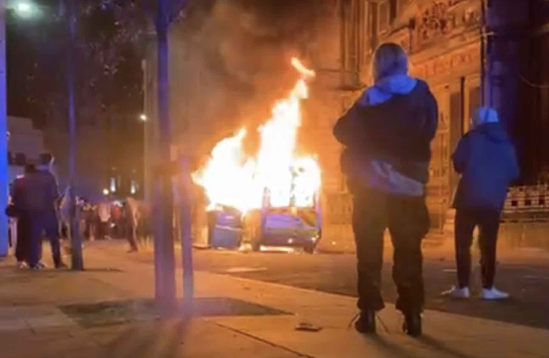 A Man Has Been Charged After A Lit Item Was Placed Under A Police Van During A Kill The Bill Protest