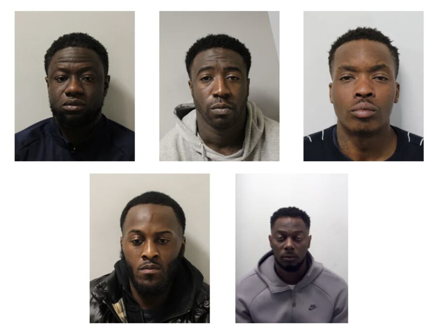 Five Men Have Been Jailed For A Total Of Nearly 25 Years For Assaulting An Off-duty Police Officer And Stealing His Watch In Harrow