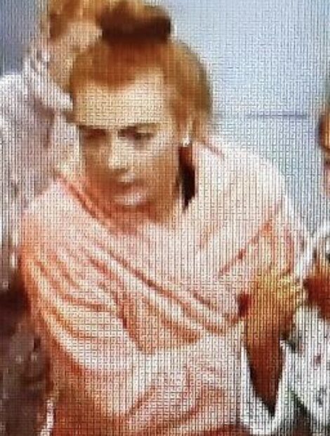 Woman Caught Shoplifting In Her Pink Dressing Gown With Blue Pyjama Bottoms And Grey Fluffy Slippers In Lenham