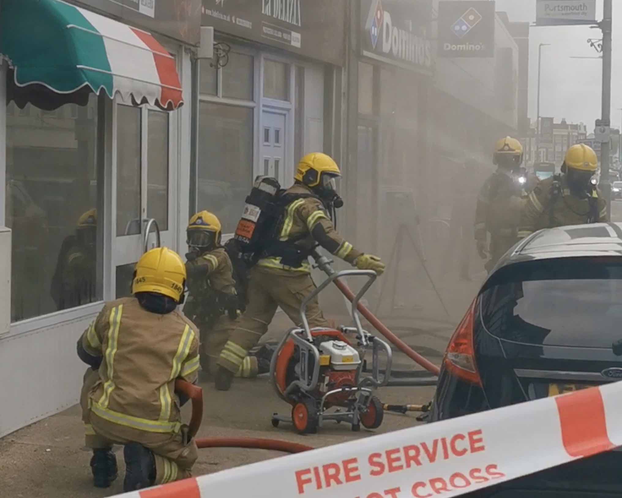 Dramatic Rescue As 'severe Fire' Rips Through Italian Bakery In  North End In Portsmouth