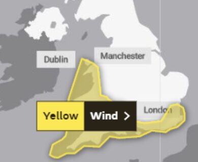 Strong Wind And Rain Is To Continue Battering The South Coast As A Yellow Weather Warning Remain In Place Today Across Hampshire.