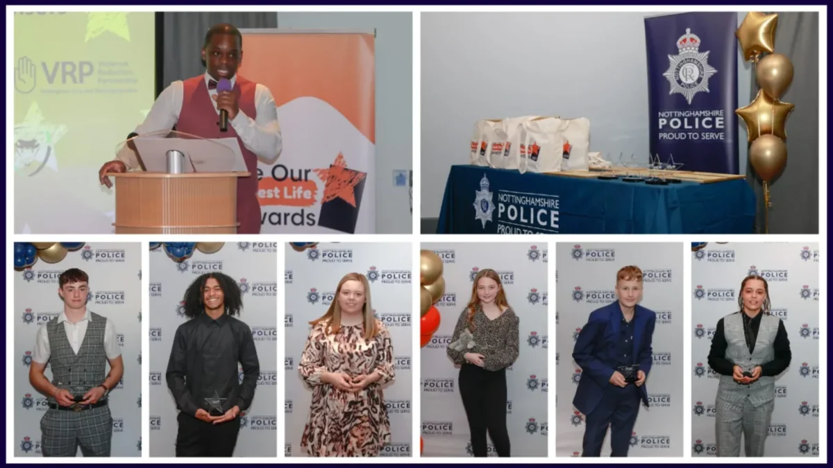 Nottinghamshire’s Young Heroes Celebrate Resilience at Live Our Best Life Awards 2023