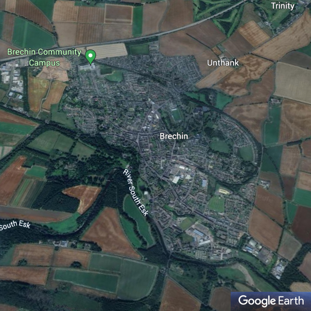 All Residents Have Been Told To Leave The Town Of Brechin In Angus, Scotland, Due To Flooding From Storm Babet