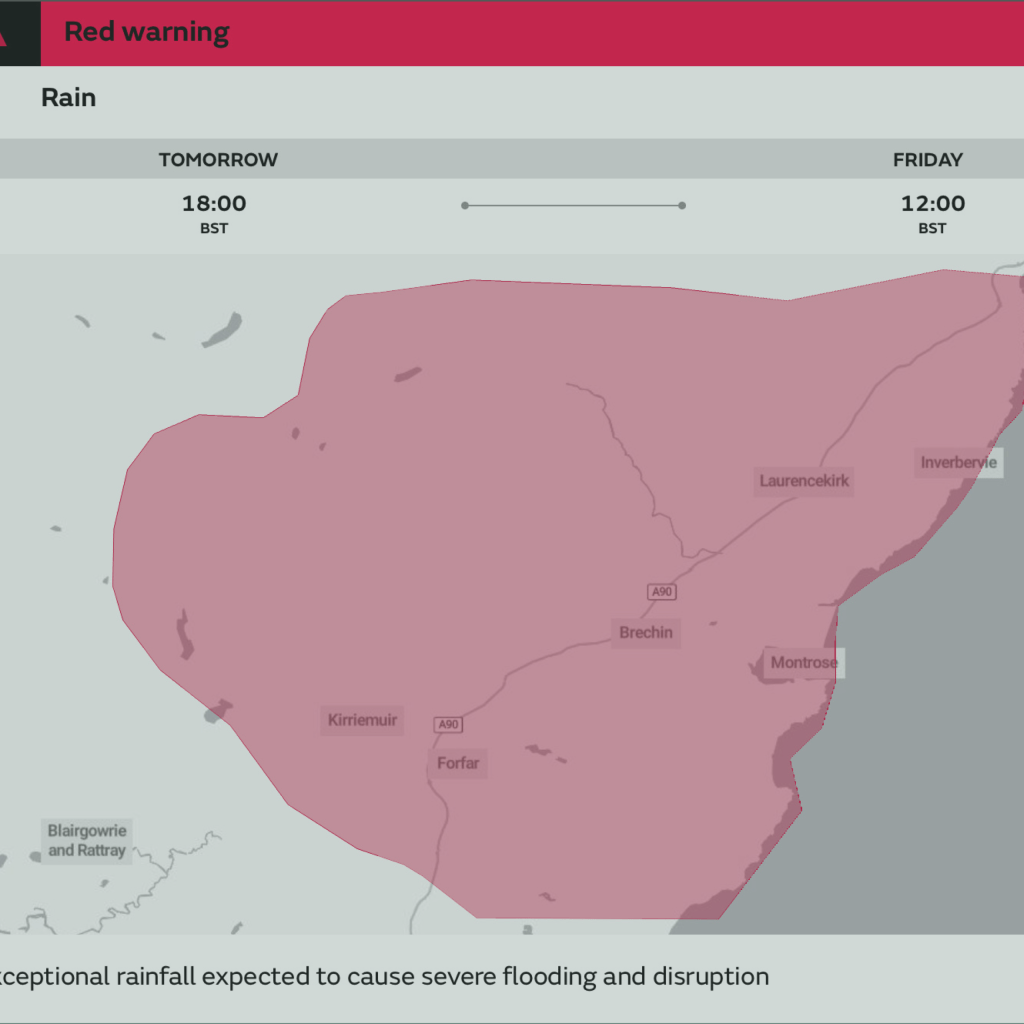 Scotland Braces For Life-threatening Storm Babet With Rare Red Warning