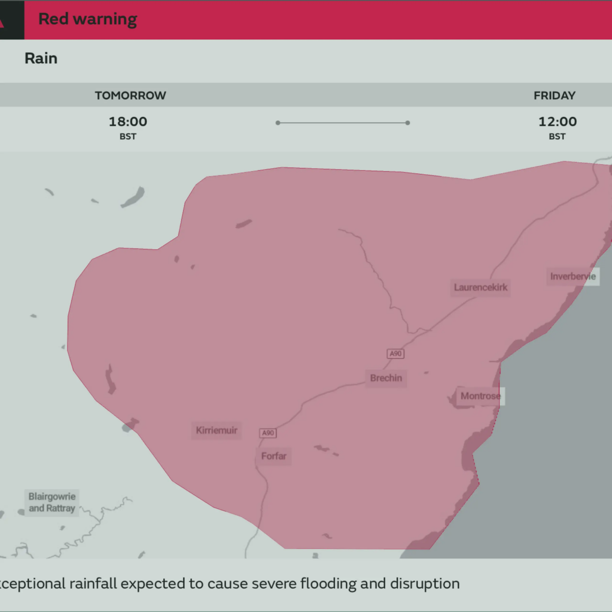 Storm Babet Triggers Rare Red Warning as Scotland Faces Life-Threatening Floods and Fierce Winds