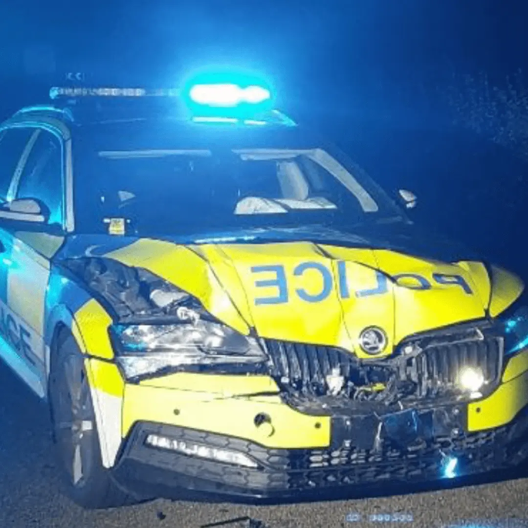 Two PSNI Officers Injured in High-Speed Cross-Border Chase After Audi Rams Police Car in Crossmaglen