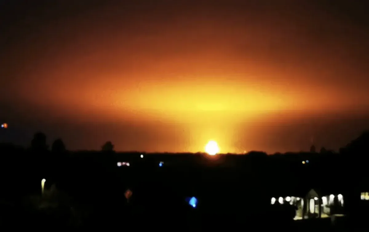 Mysterious Sky Glow and Fire Brigade Rush in Oxford Spark Storm Speculation