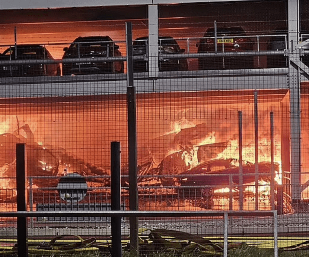 Luton Airport Car Park Fire: Vehicles Unlikely To Be Salvageable