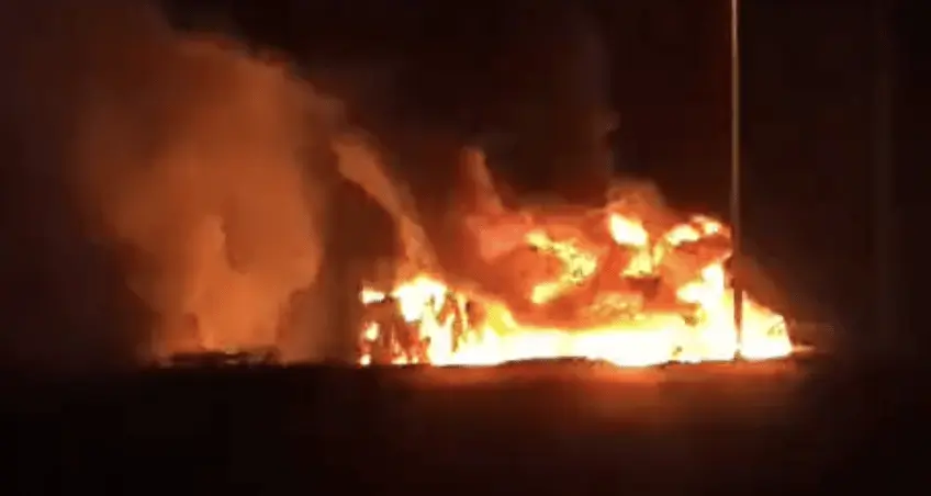 Massive Lorry Fire Shuts M2 Motorway Near Rochester In Both Directions