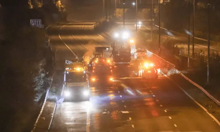 M2 Lorry Fire Updates: Two Injured, Firefighters Conclude Operation