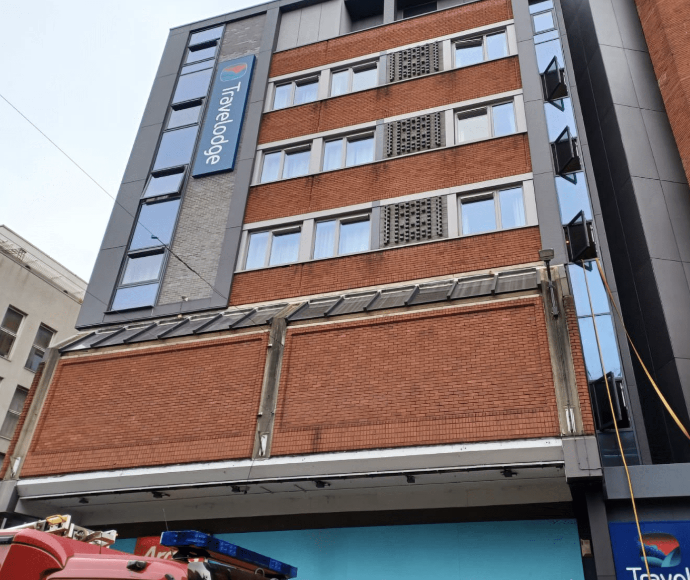 Search And Rescue Operation Underway Following Blaze At Travelodge In North London