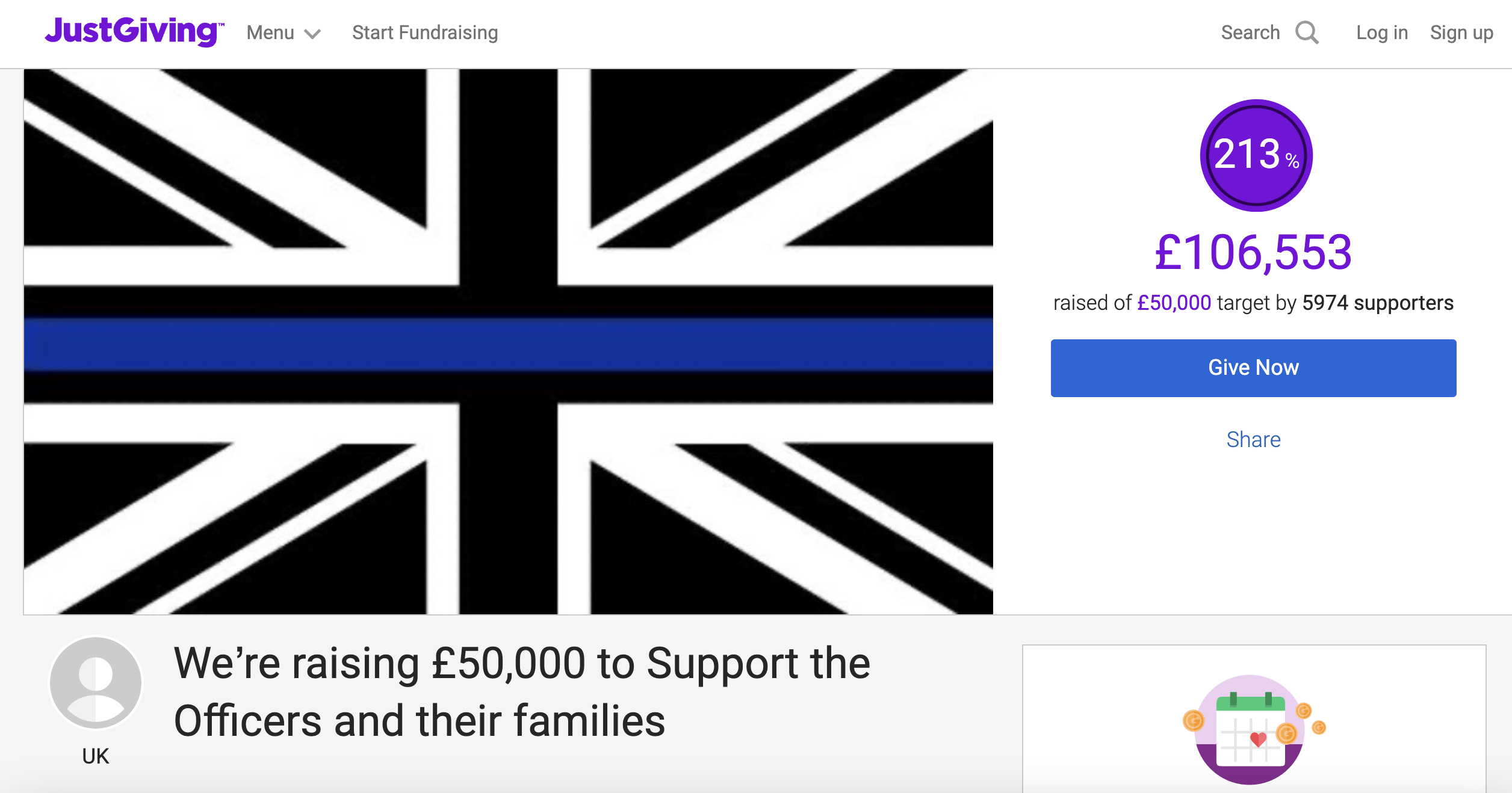 Justgiving Page Raises Over £100,000 For Sacked Met Police Officers