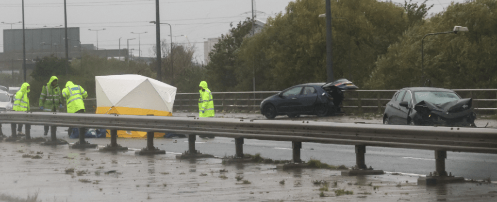 Fatal Multi-vehicle Crash Claims Life Of Man In His 40s On A13