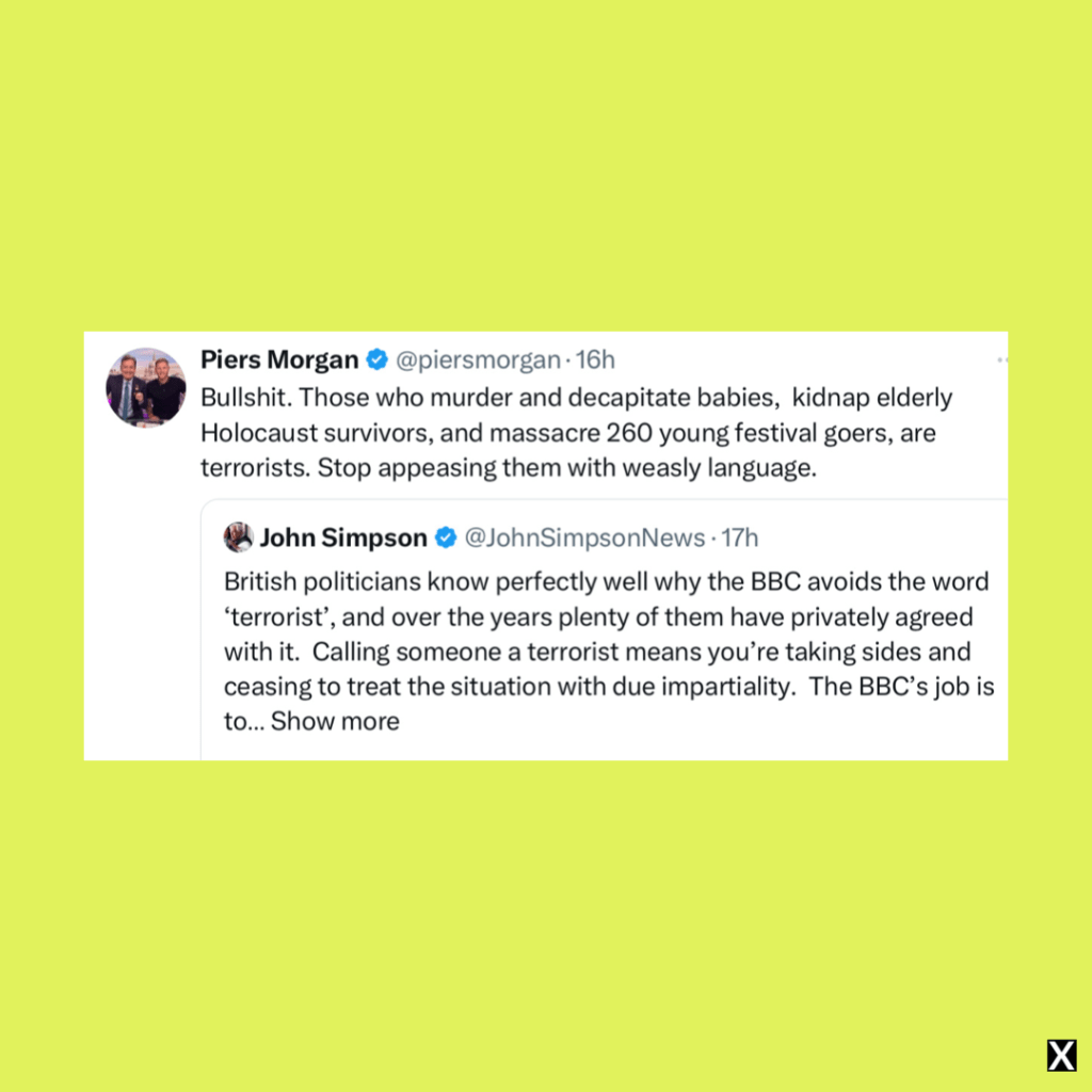 Bbc Defends Decision Not To Label Hamas Militants As “terrorists”