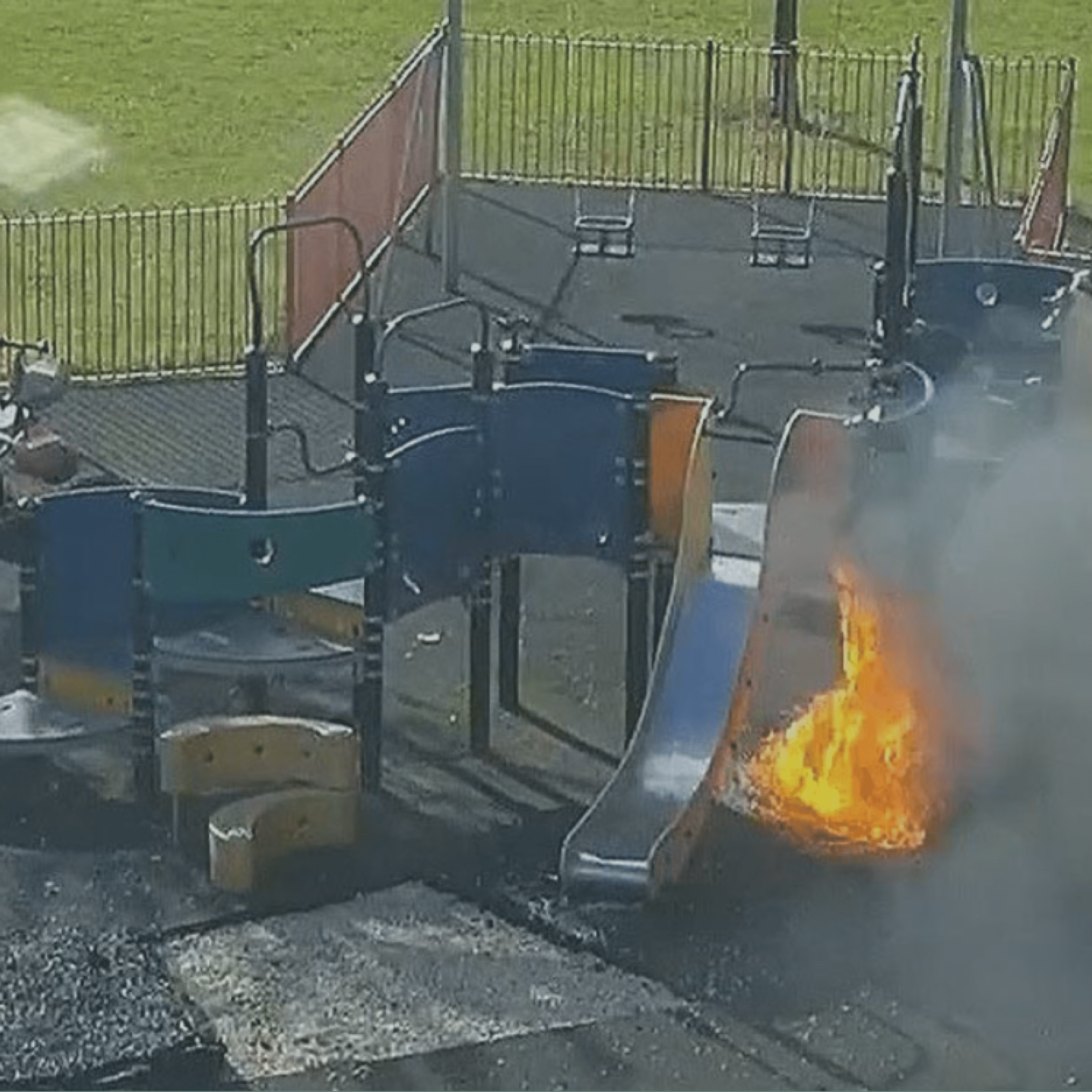 Arson Attack At Play Park Results In £50,000 Worth Of Damage Sees Two Children Arrested