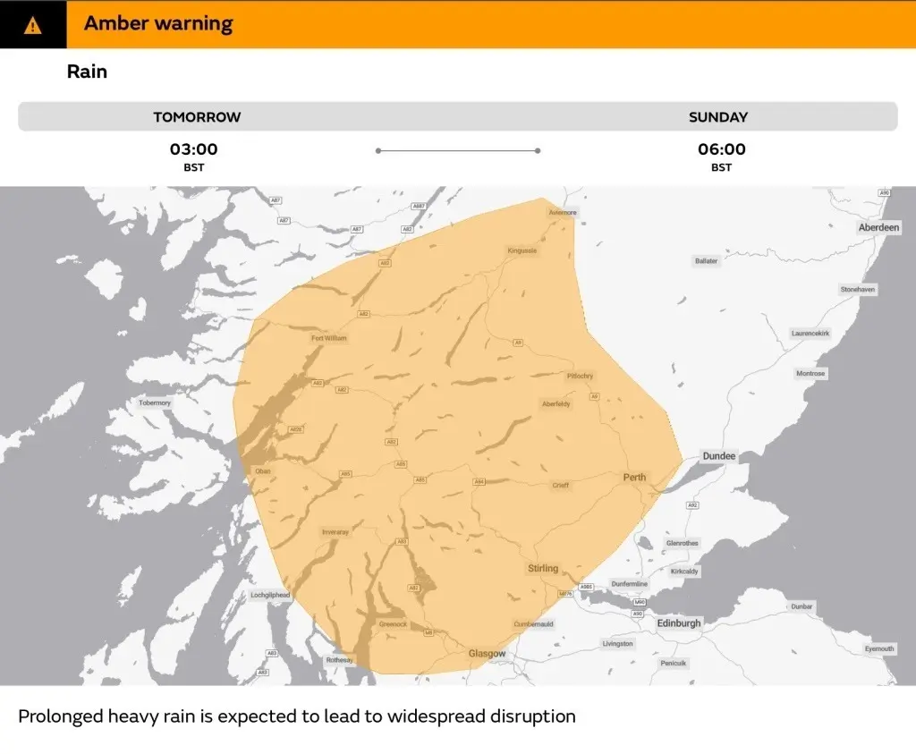 Weather Forecast: Friday Evening