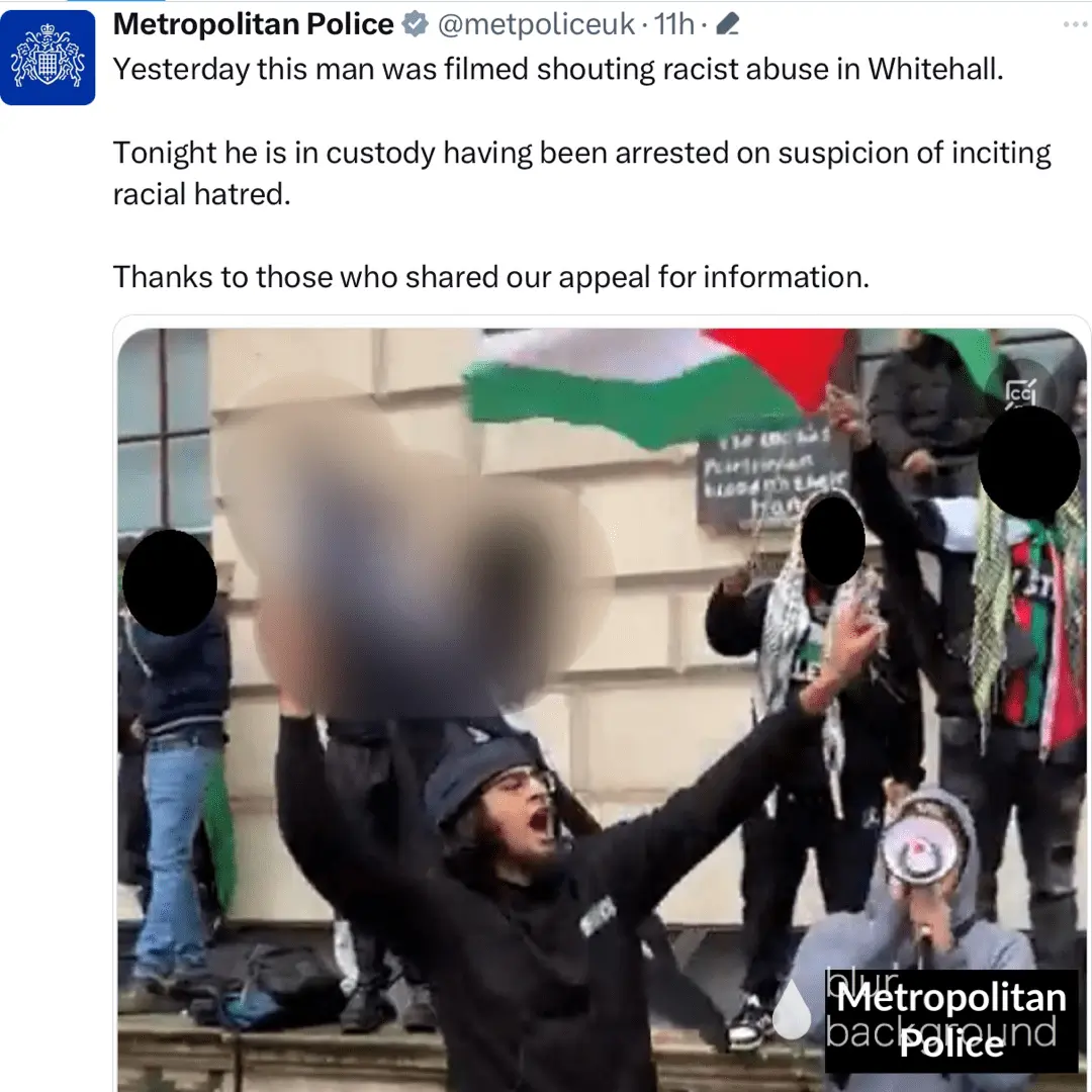 Suella Braverman to Grill Met Police Over ‘Jihad’ Chant at London Palestine Protest