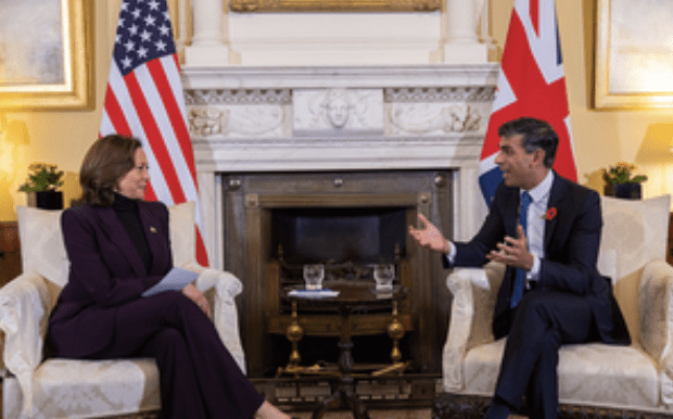 The Prime Minister Welcomed The United States Vice President Kamala Harris To Downing Street For The First Time This Afternoon