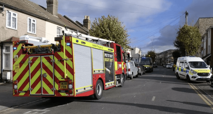 Dramatic Rescue As Police And Firefighters Save Baby Locked Inside House With Cooker On