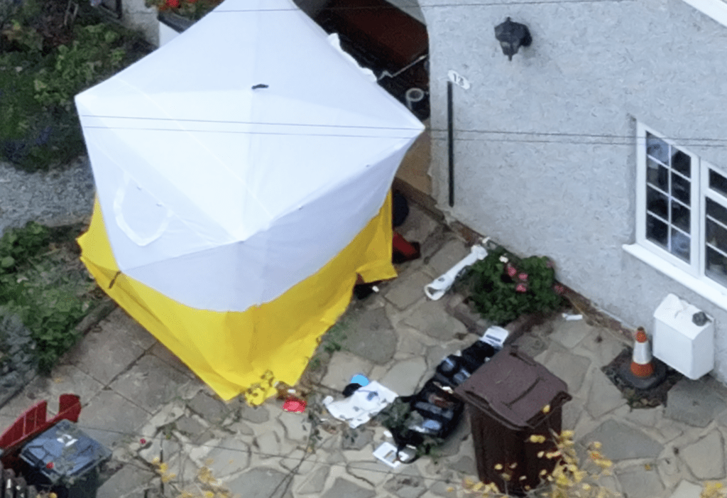 First Scene Pictures After Man Shot Dead By Armed Police  After Suicide Call In Dagenham