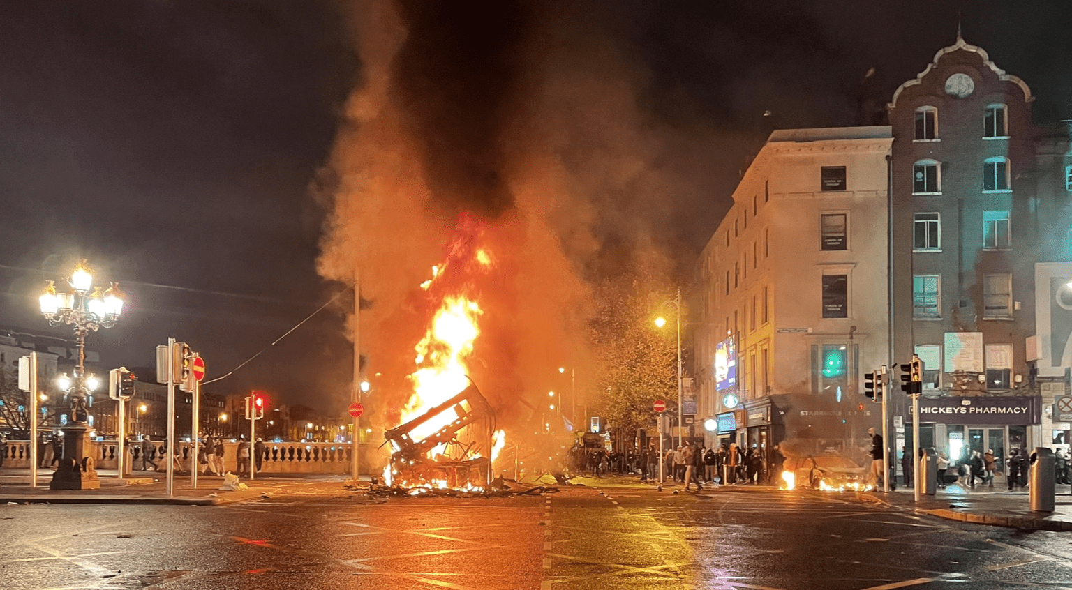 Dublin City Centre In Shock After Stabbing Incident Triggers Violent Riots