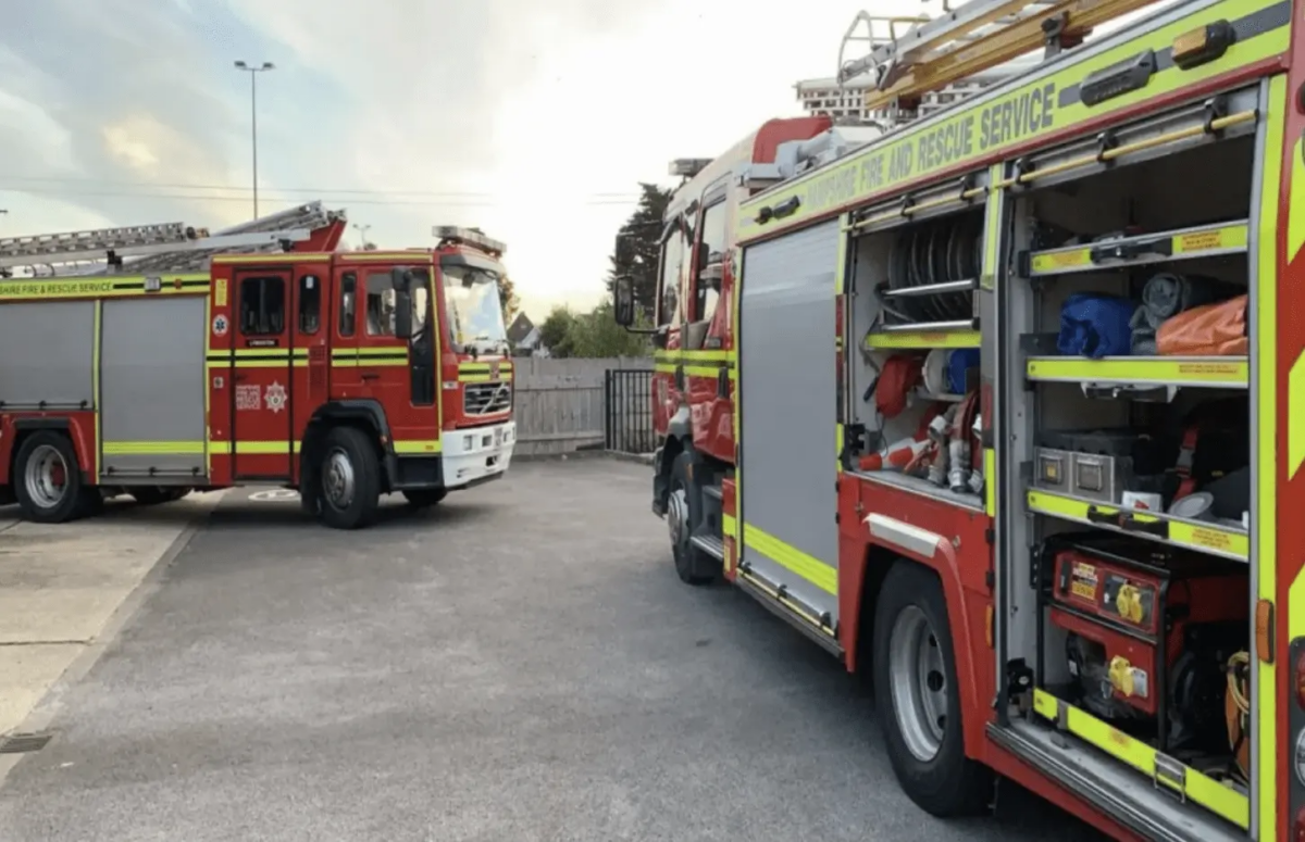 Firefighters Battle Blaze At East End Residence In Lymington