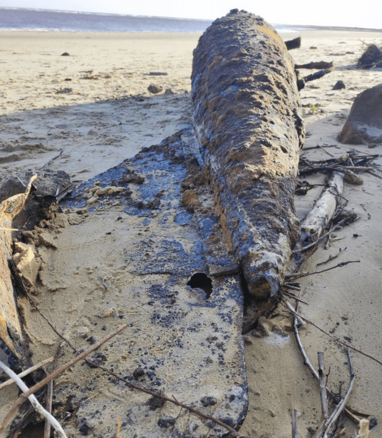 Suspected Ordnance Found At Pakefield Beach In Lowestoft