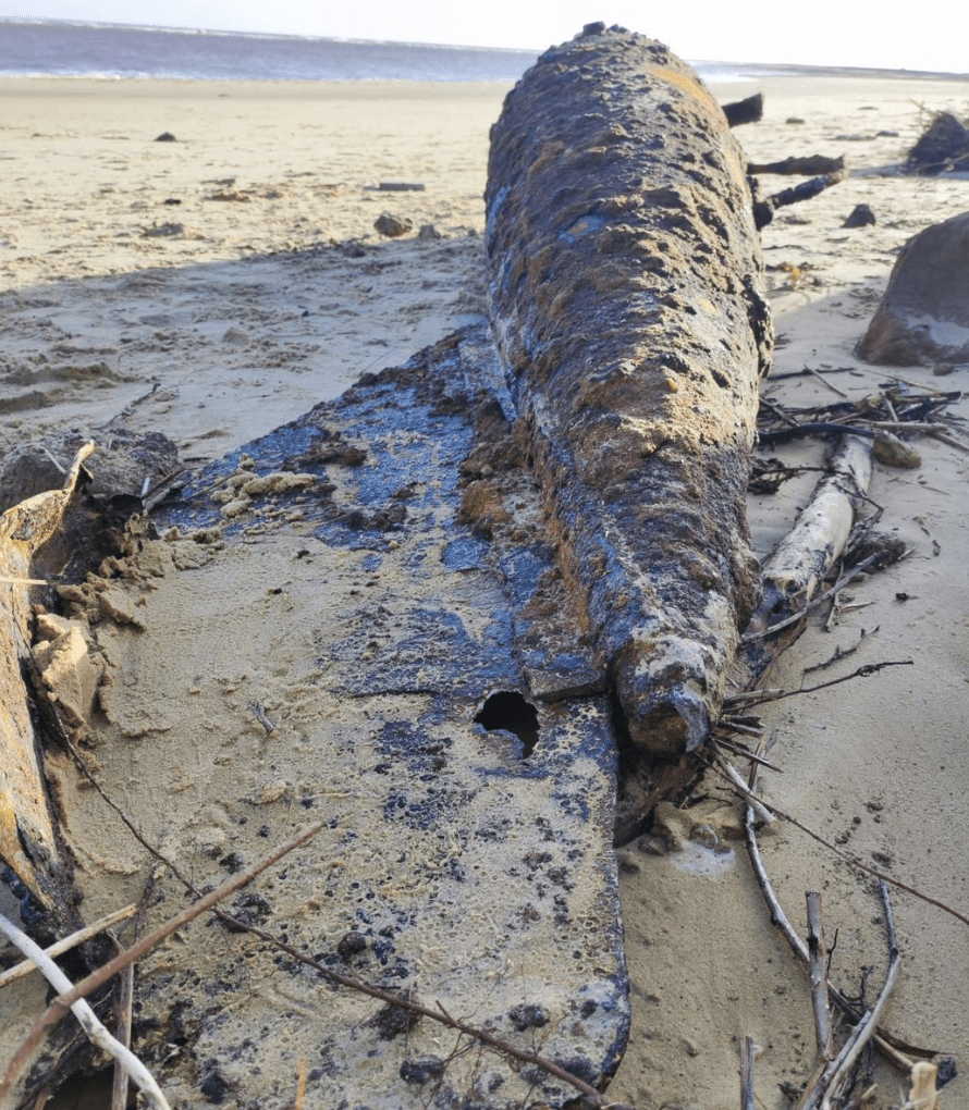 Suspected Ordnance Found At Pakefield Beach In Lowestoft