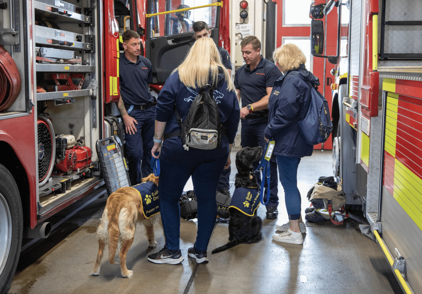 Maidstone Fire Station Hosts Guide Dogs For Unique Training Experience
