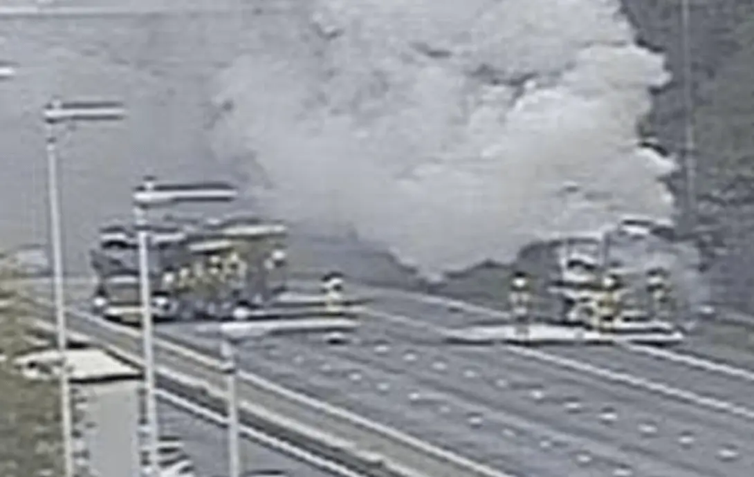 Lorry Fire On A2 Prompts Emergency Response