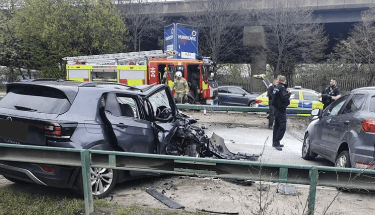 A Career Criminal Who Ploughed A Stolen Vehicle Into A Car Carrying A Family Of Five After An 80mph Pursuit Has Been Jailed For Six Years