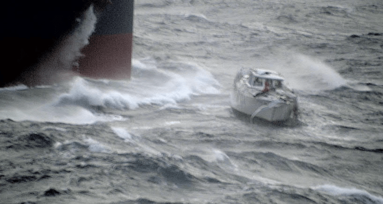 Raf Aircraft Collaborate In Daring Atlantic Ocean Sailor Rescue Operation