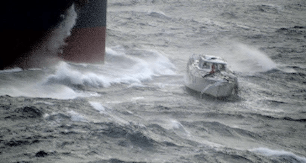 Raf Aircraft Collaborate In Daring Atlantic Ocean Sailor Rescue Operation