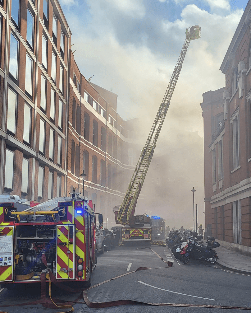 Fire Engulfs Westminster Flat: 12 Engines And Over 90 Firefighters Respond