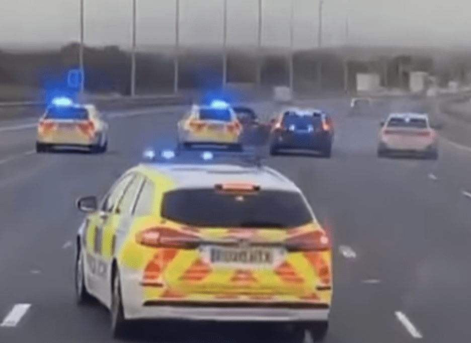 Dramatic Motorway Chase Ends With Arrest In Rush Hour Mayhem